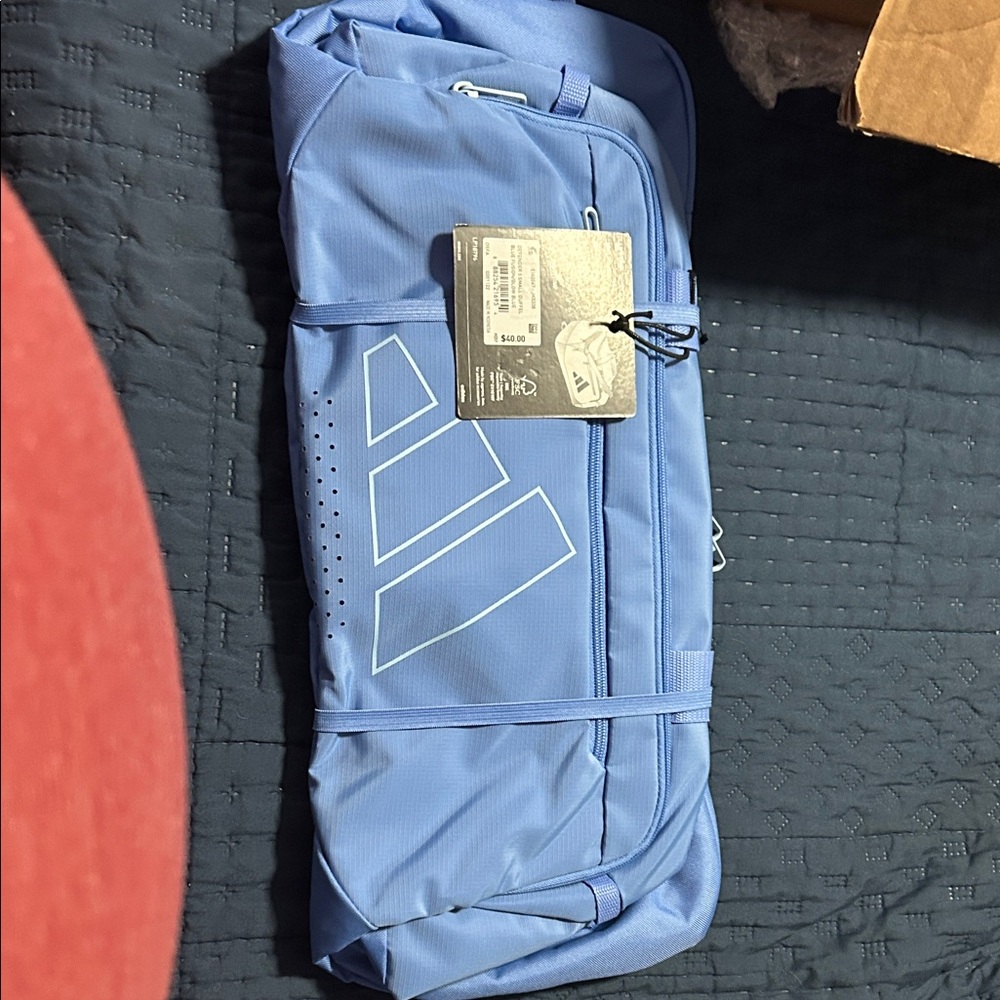 Adidas Light Blue Men's Duffel Bag